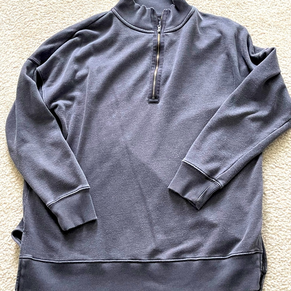 Aerie Half Zip Pullover Tunic Length